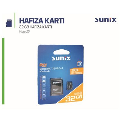 SUNİX MICRO 32GB HAFIZA KART