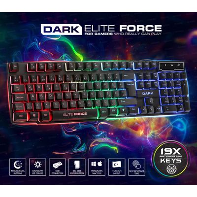 DARK GK1000 GAMING KLAVYE RENKLİ
