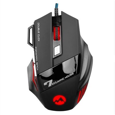 EVEREST SM-770 OYUNCU KABLOLU MOUSE KIRMIZI SIYAH