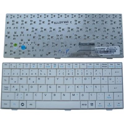 ASUS V072462BK2 EEEPC 700 NOTEBOOK KLAVYE BEYAZ TR-Q