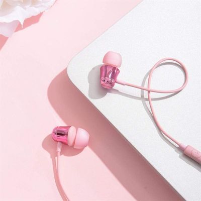 BASEUS ENCOK WİRED EARPHONE NGH13-02 KULAKLIK PEMBE