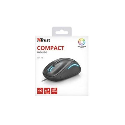 TRUST 22626 COMPACT KABLOLU LED IŞIKLI MOUSE SİYAH