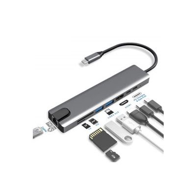 DEXİM ALL IN ONE USB-C HUB (HDTV TYPE-C*2 HDMI RJ45 SD/TF CARD READER) DHU0005