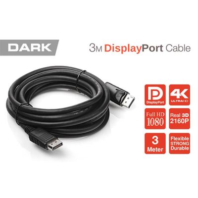 DARK 4K DISPLAYPORT KABLO 3M