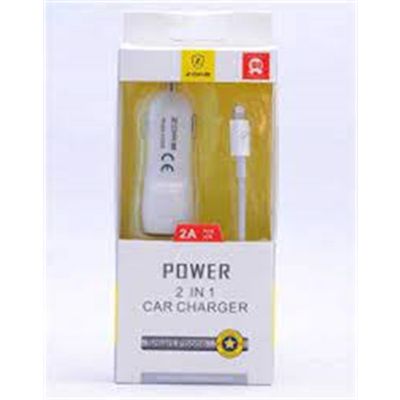 ZORE 2IN 1 CAR CHARGER Z-19 IPHONE ARAÇ SARJ KABLO VE BAŞLIĞI