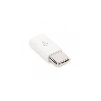Dark USB3.1 TypeC Erkek - Micro USB2.0 Dişi Dönüştürücü Beyaz