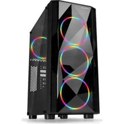 KRATOS PRO AMD RYZEN 5 1600 GTX1660 B450M S2H 1 TB HDD 250 GB NVMe 8 GB 600W ATX OYUNCU KASA