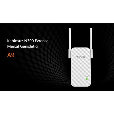 TENDA A9 300MPS WIRELESS N300 ALAN GENISLETICI