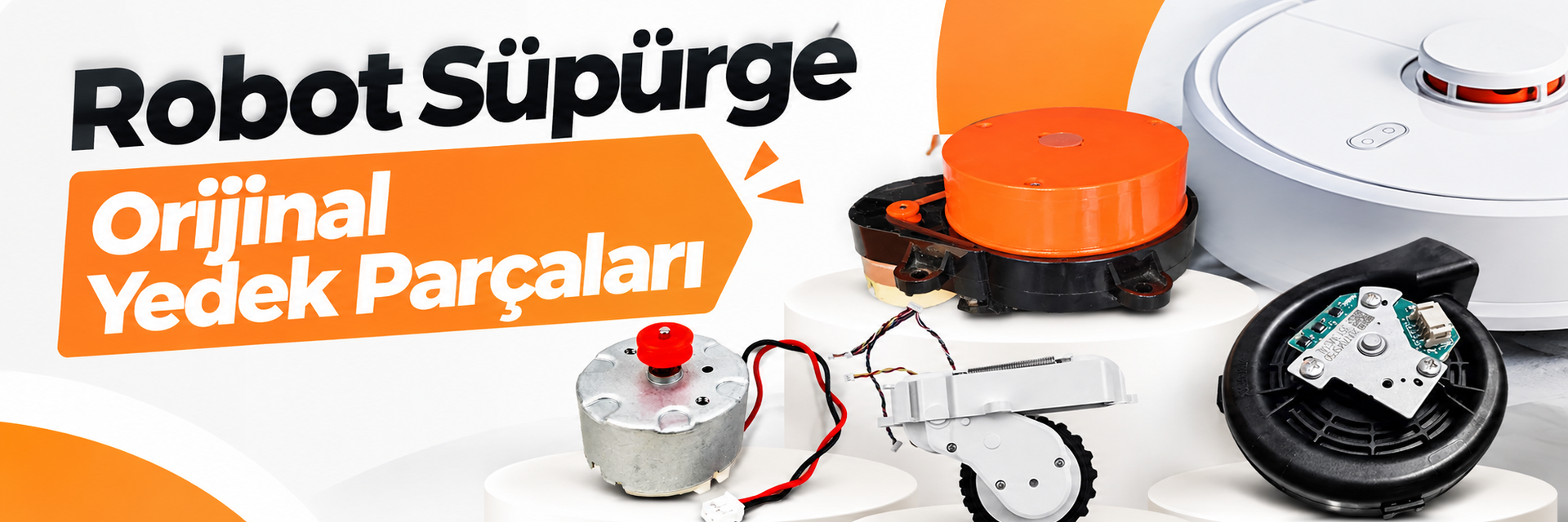 Xiaomi, Roborock, Dreame, Viomi vs tüm robot süpürgeler için yedek parça